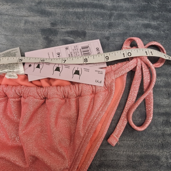NWT! Wild Fable Shimmery Pink Bikini Bottom! - Picture 5 of 6